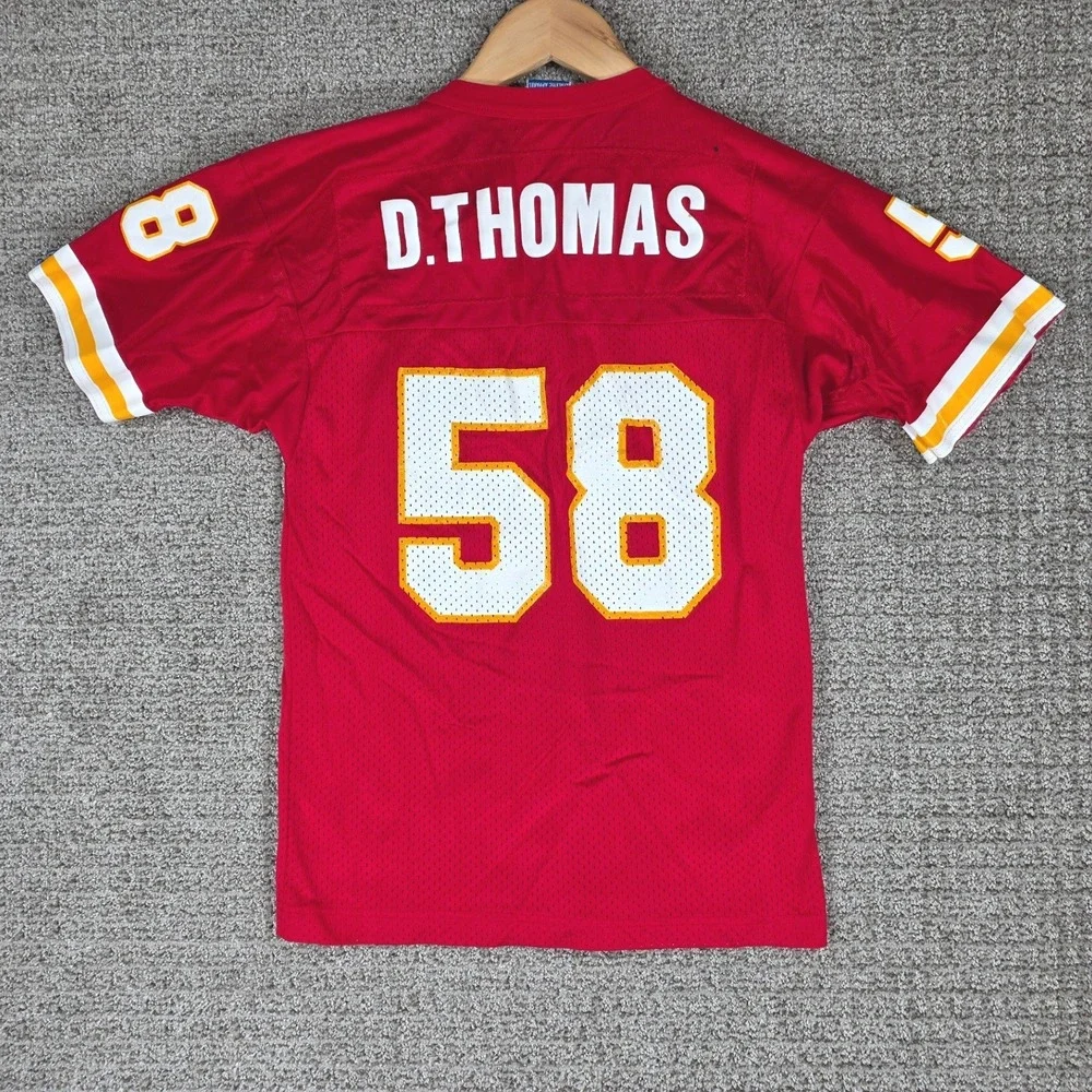 Vintage‎ Champion Derrick Thomas Kansas City Chiefs Jersey Kids Medium 10-12 Red